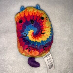 Cat vs Pickles #154 Tie Dye‎ Chonk Collection Bean Filled Collectible No Ear Tag